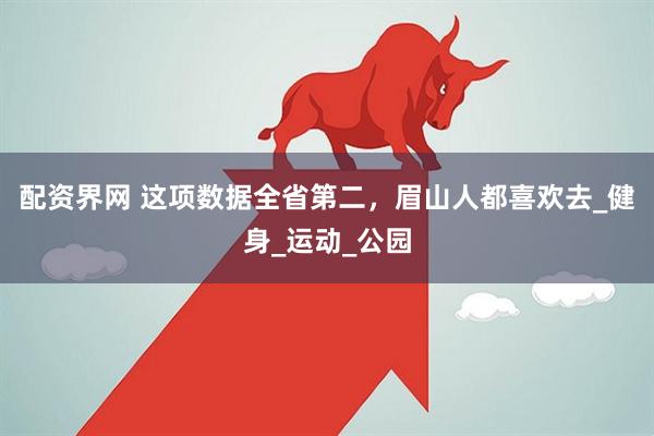 配资界网 这项数据全省第二，眉山人都喜欢去_健身_运动_公园